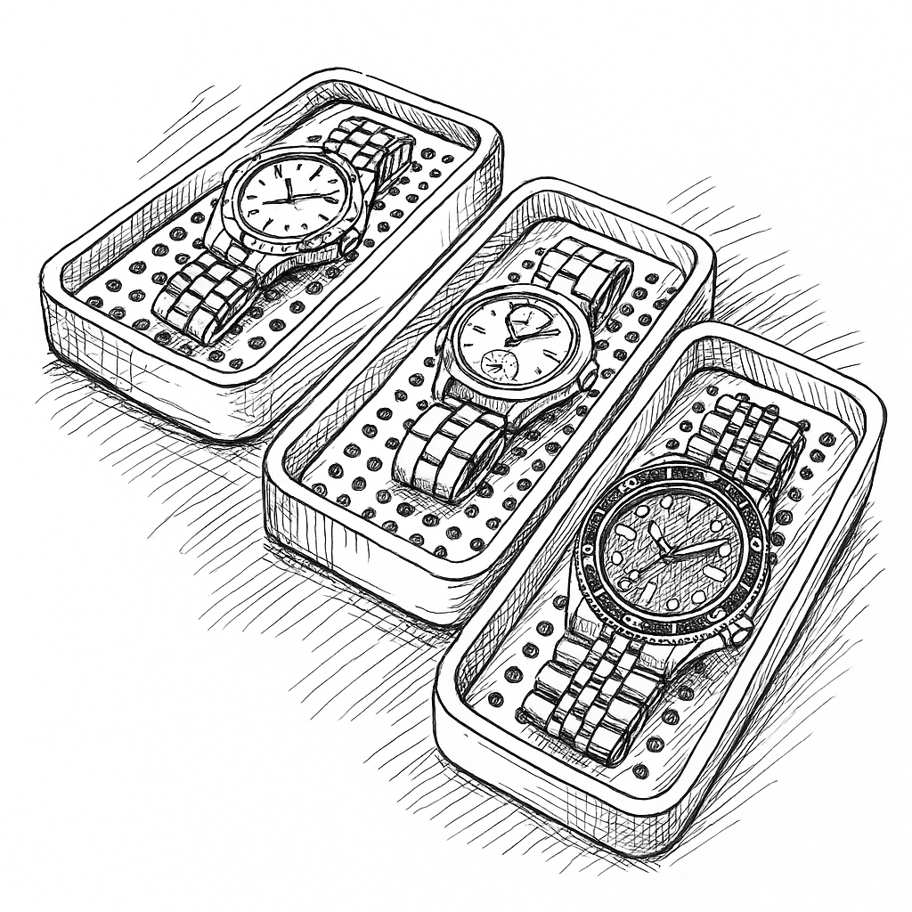 Desk Watch Cases
