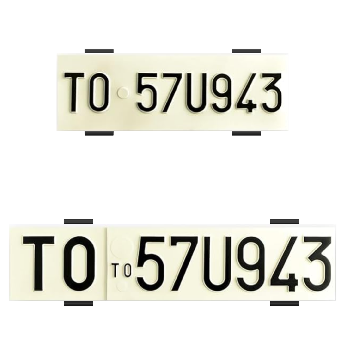 X1 Snap license plate holder