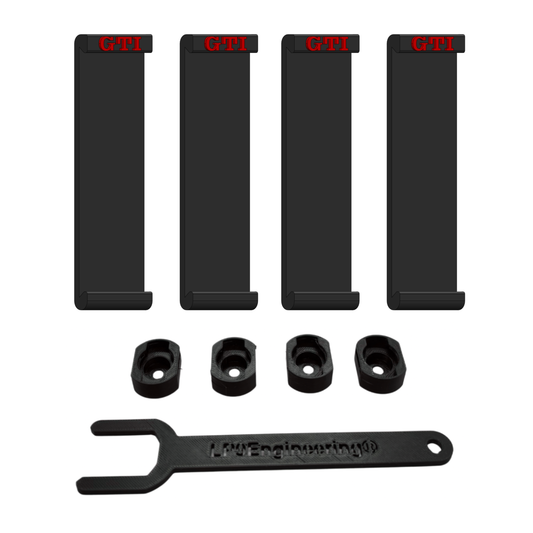 Portatarga X1 Snap Rimovibile (Scritta GTI) - Targhe Storiche Italiane dal 1985 al 1994