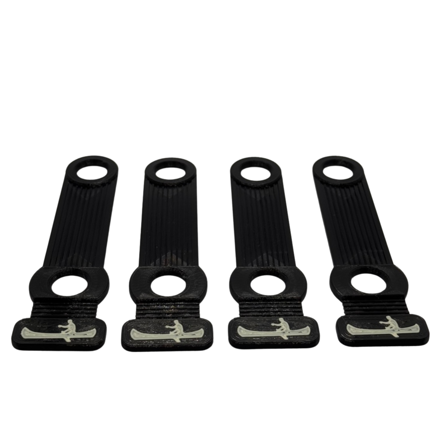 Größeres Skiträger-Gurtset für Fiat Panda Sisley (für 60-mm-Ski)