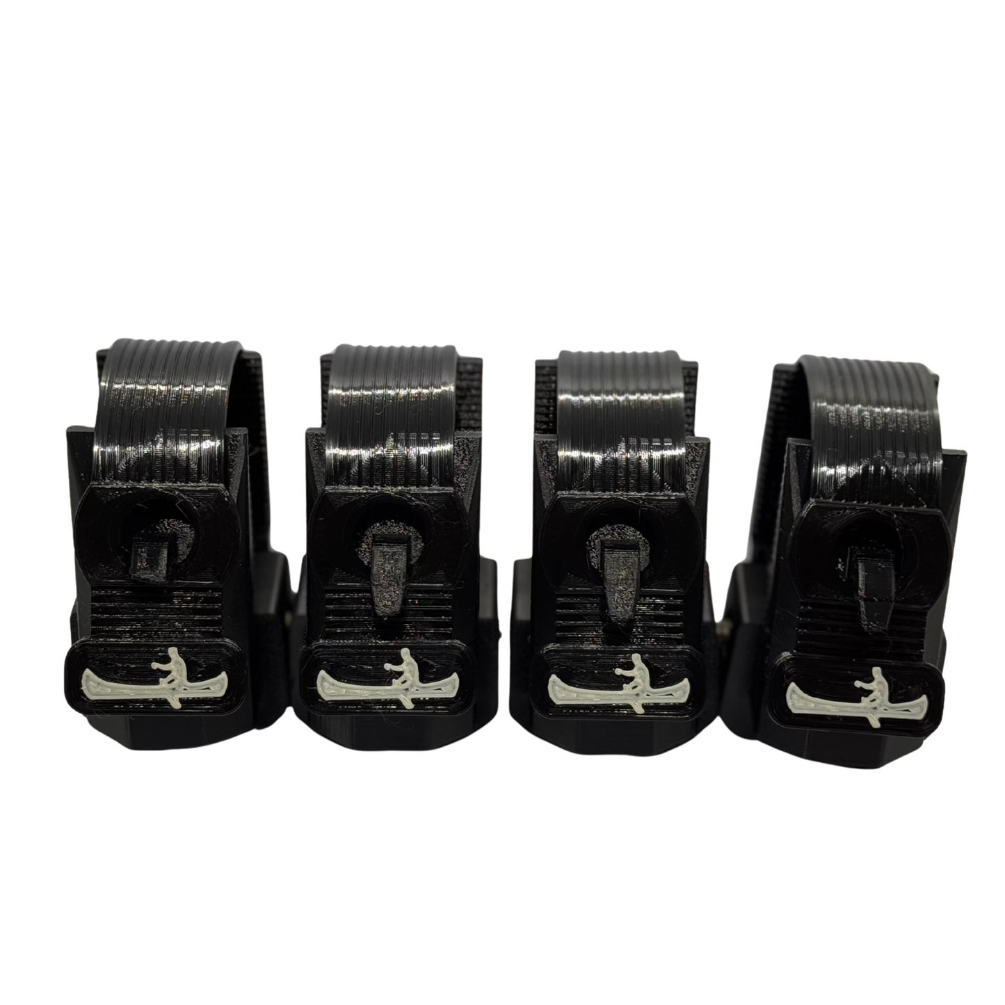 Größeres Skiträger-Gurtset für Fiat Panda Sisley (für 60-mm-Ski)