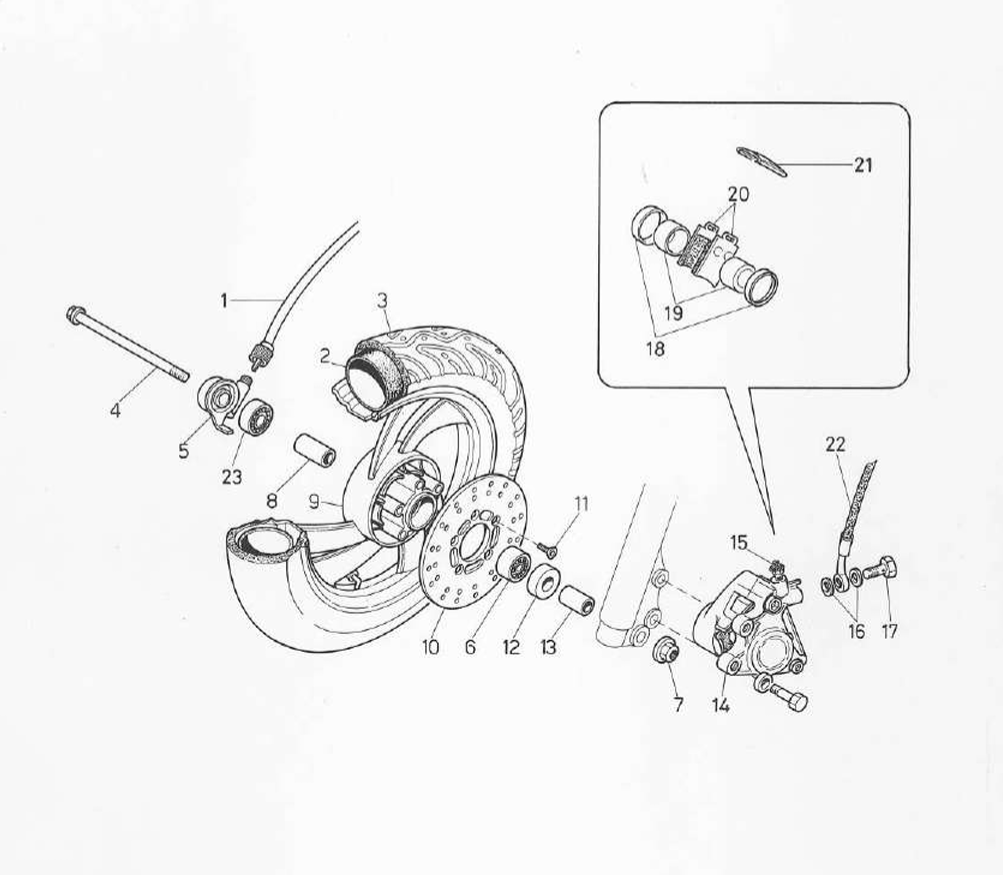 Coperchio Pinza Malaguti F10 1994-96 RACING